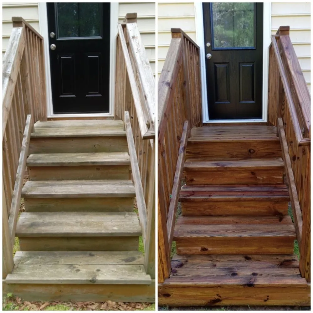 Slide of SafeSpray Exterior Cleaning