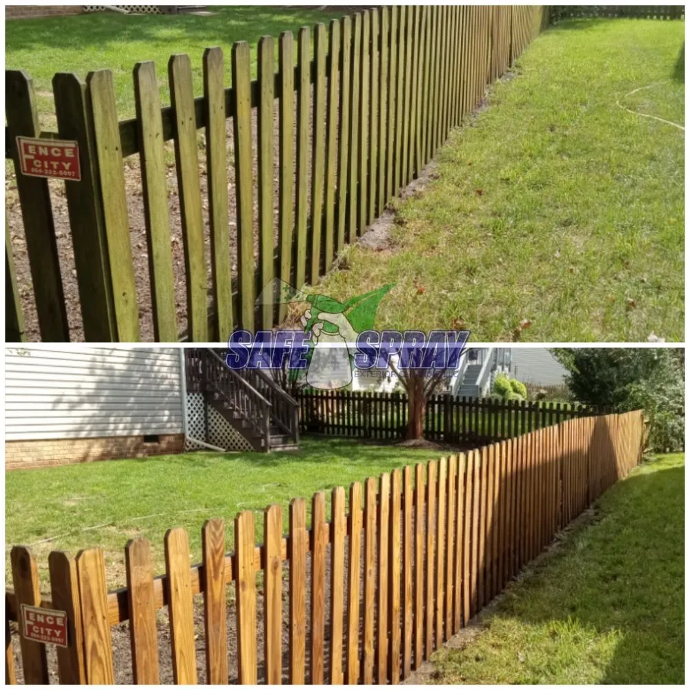 Slide of SafeSpray Exterior Cleaning