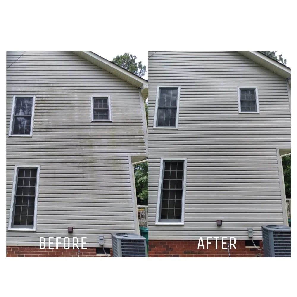 Slide of SafeSpray Exterior Cleaning