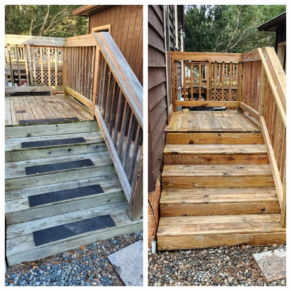 Slide of SafeSpray Exterior Cleaning