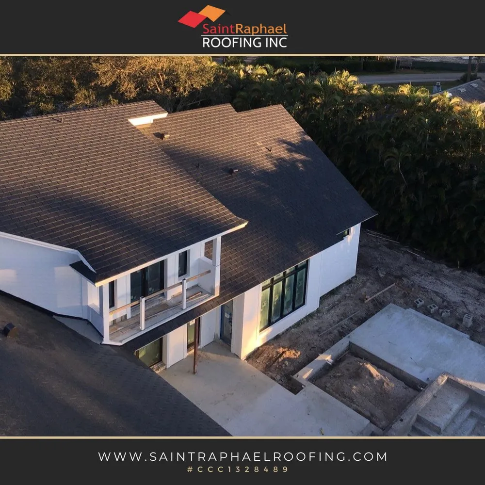 Slide of Saint Raphael Roofing