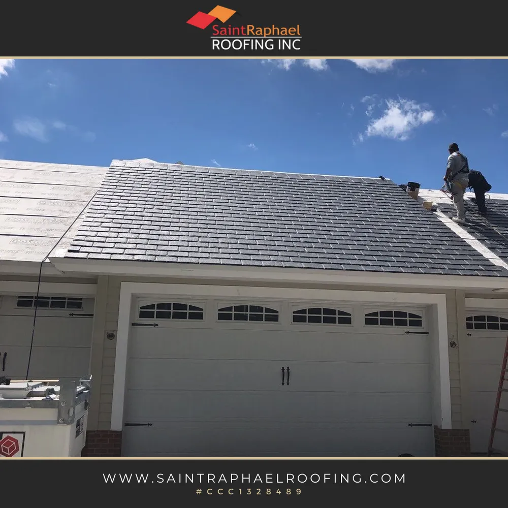 Slide of Saint Raphael Roofing