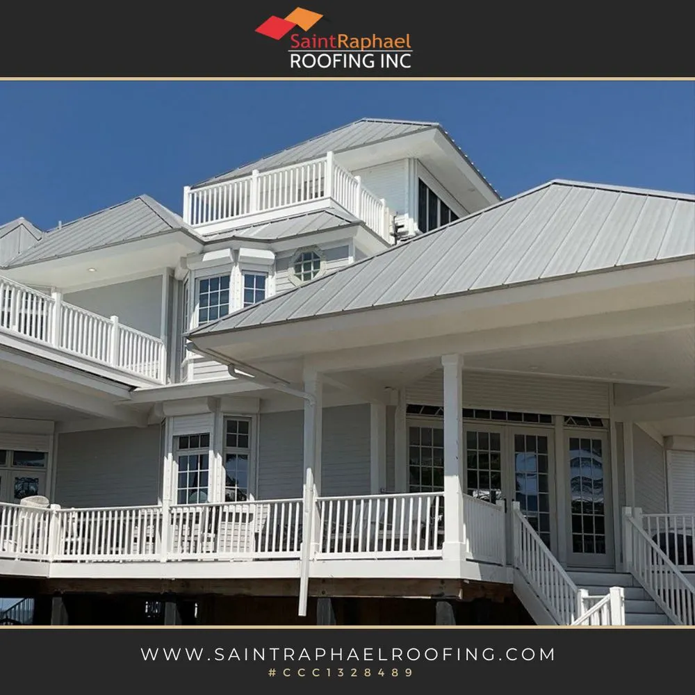 Slide of Saint Raphael Roofing