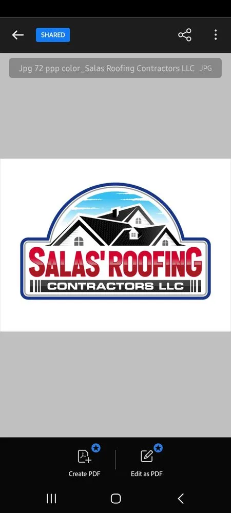 Slide of Salas' Roofing Contractors