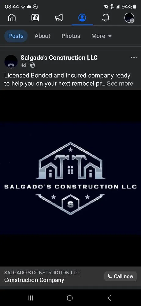 Slide of Salgado's Construction