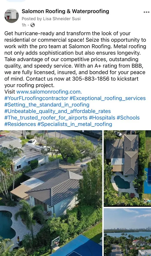 Slide of Salomon Roofing & Waterproofing