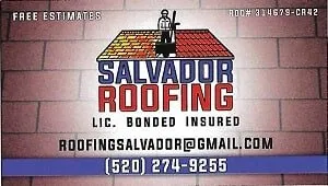 Salvador Roofing Logo