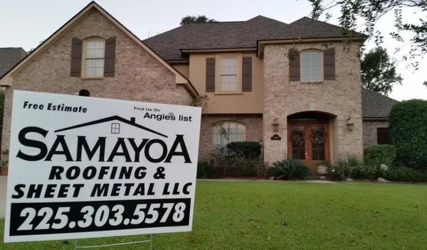 Samayoa Roofing & Sheet Metal Logo