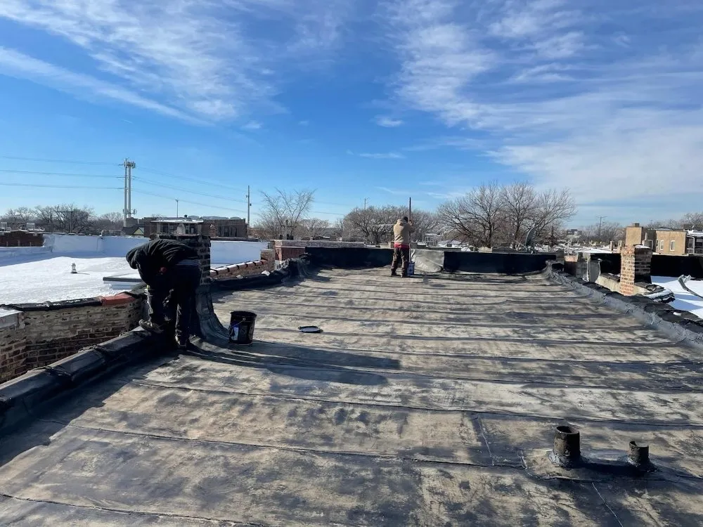 Slide of Same Day Flat Roofs
