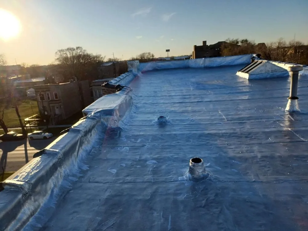 Slide of Same Day Flat Roofs