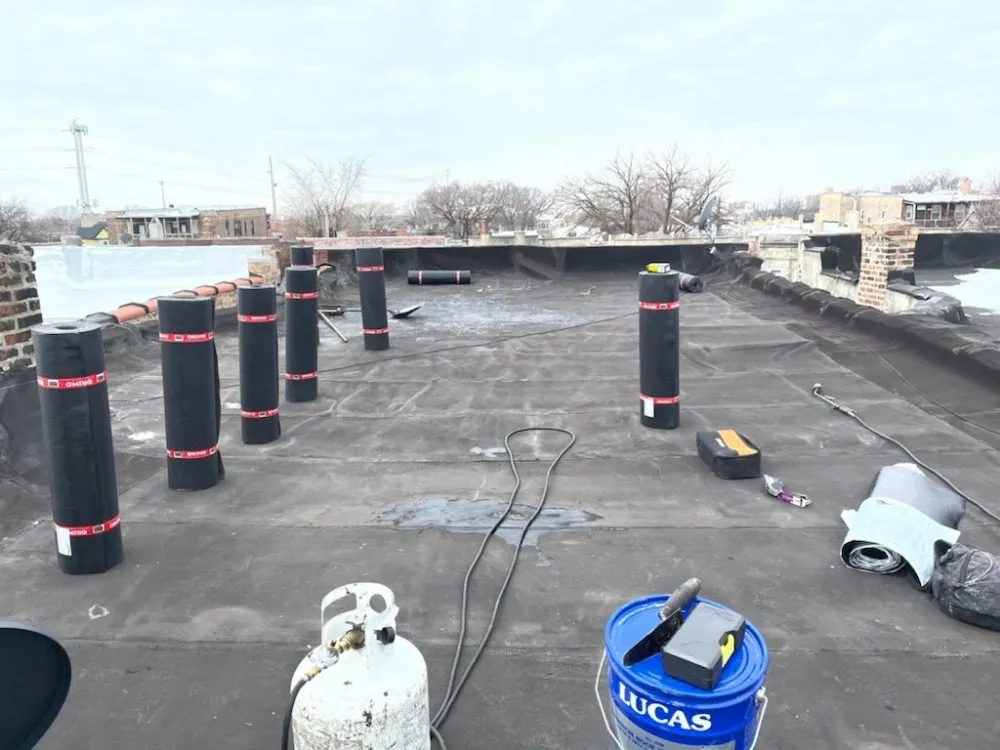 Slide of Same Day Flat Roofs