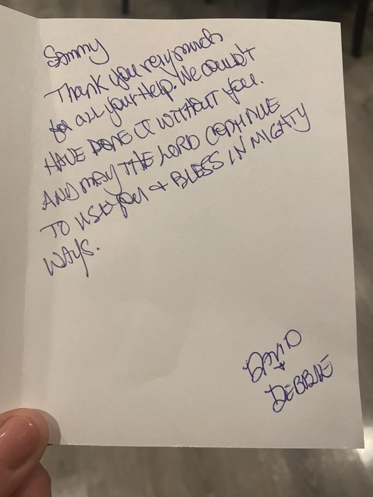 Slide of Sammy Construction