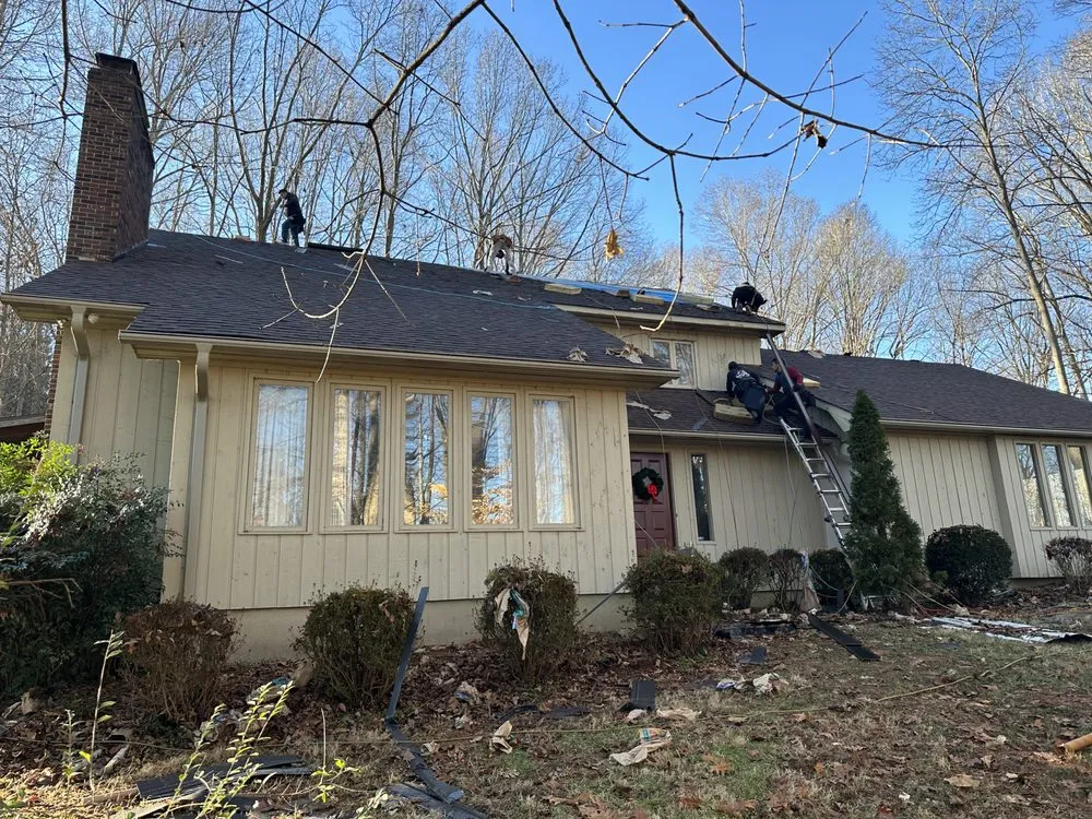 Slide of Sammy Waugh roofing