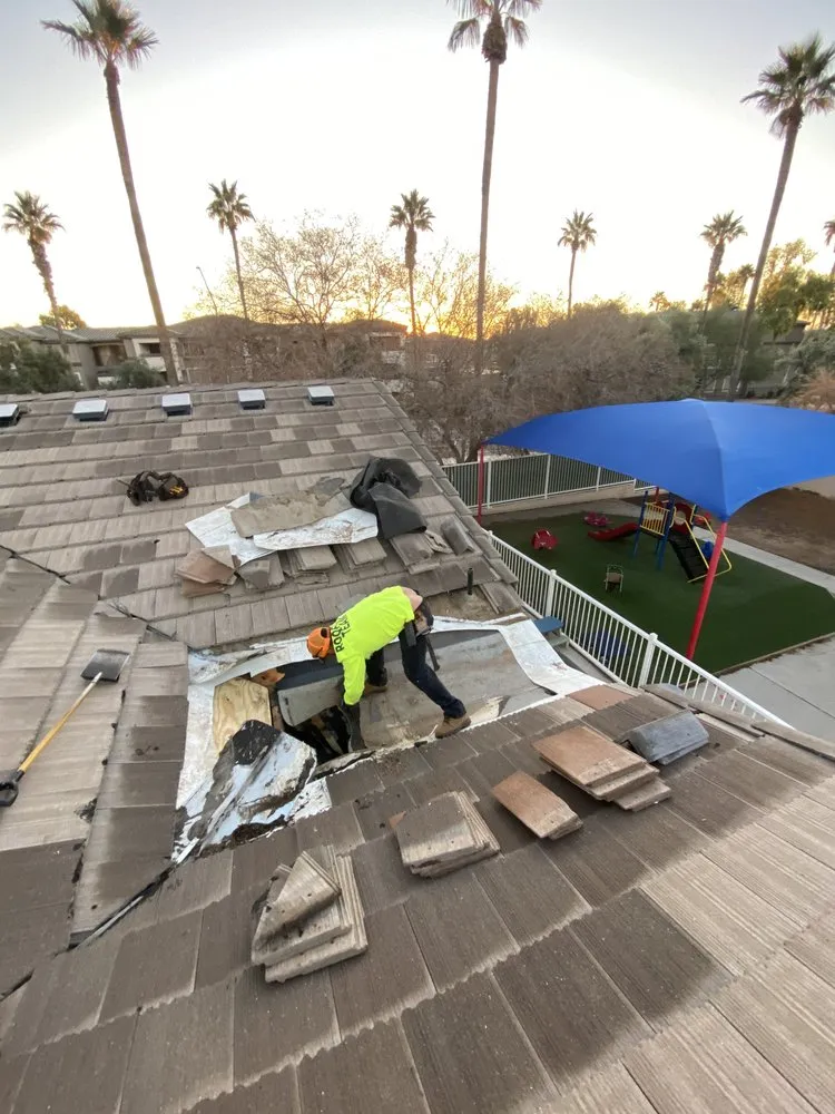 Slide of Sampson Roofing