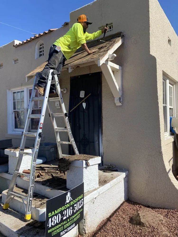 Slide of Sampson Roofing