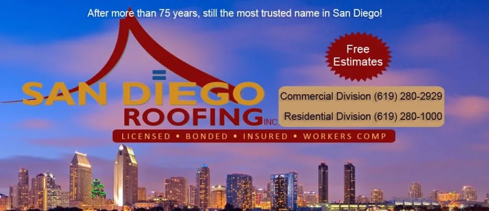 Slide of San Diego Roofing