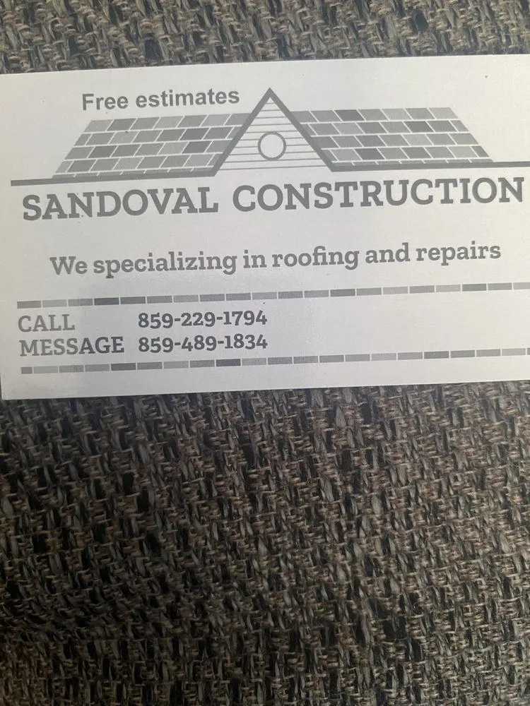 Slide of Sandoval Construction