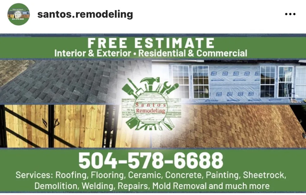Slide of Santos Remodeling