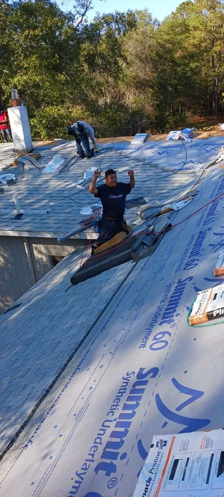 Local storm damage roof repair in Autryville, NC by Santos Roofing
