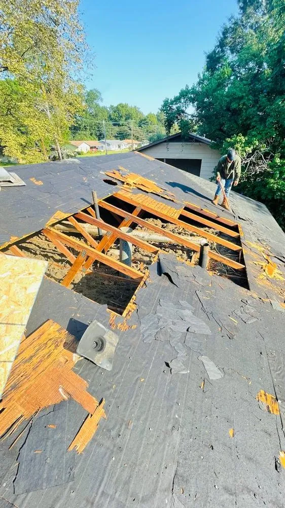 Slide of Santos Roofing