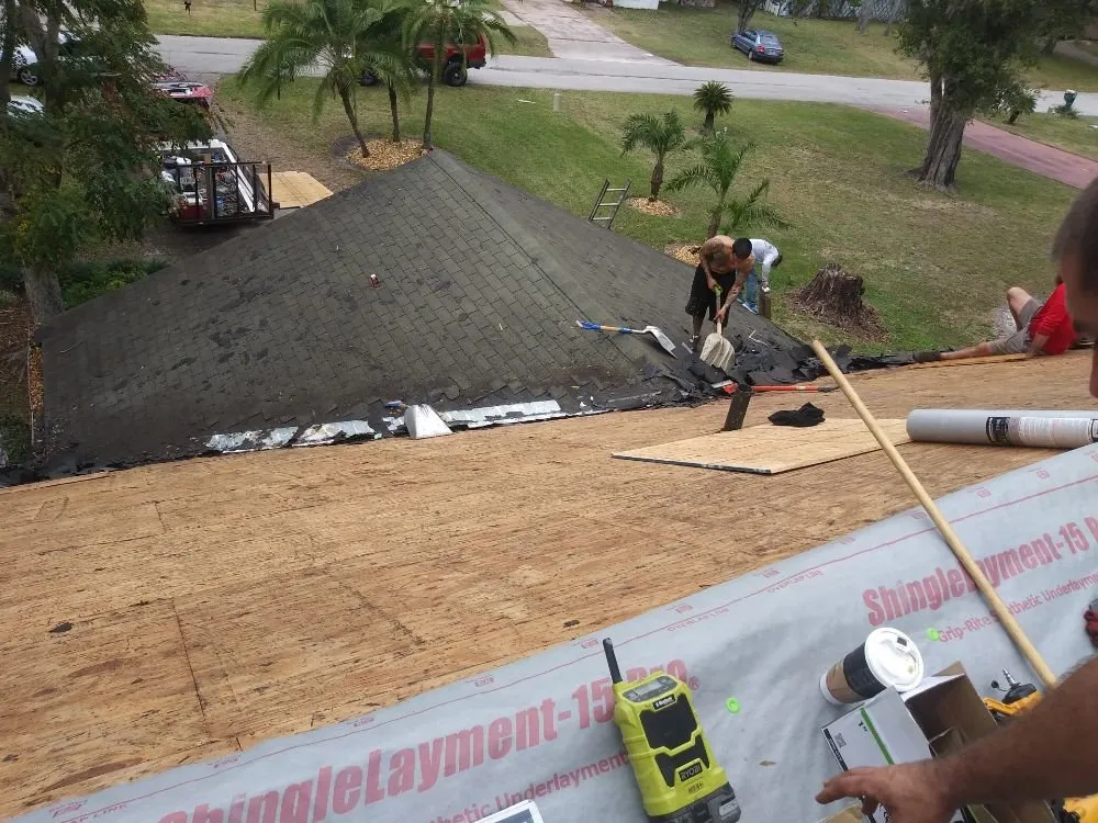 Slide of Saranovic & sons roofing