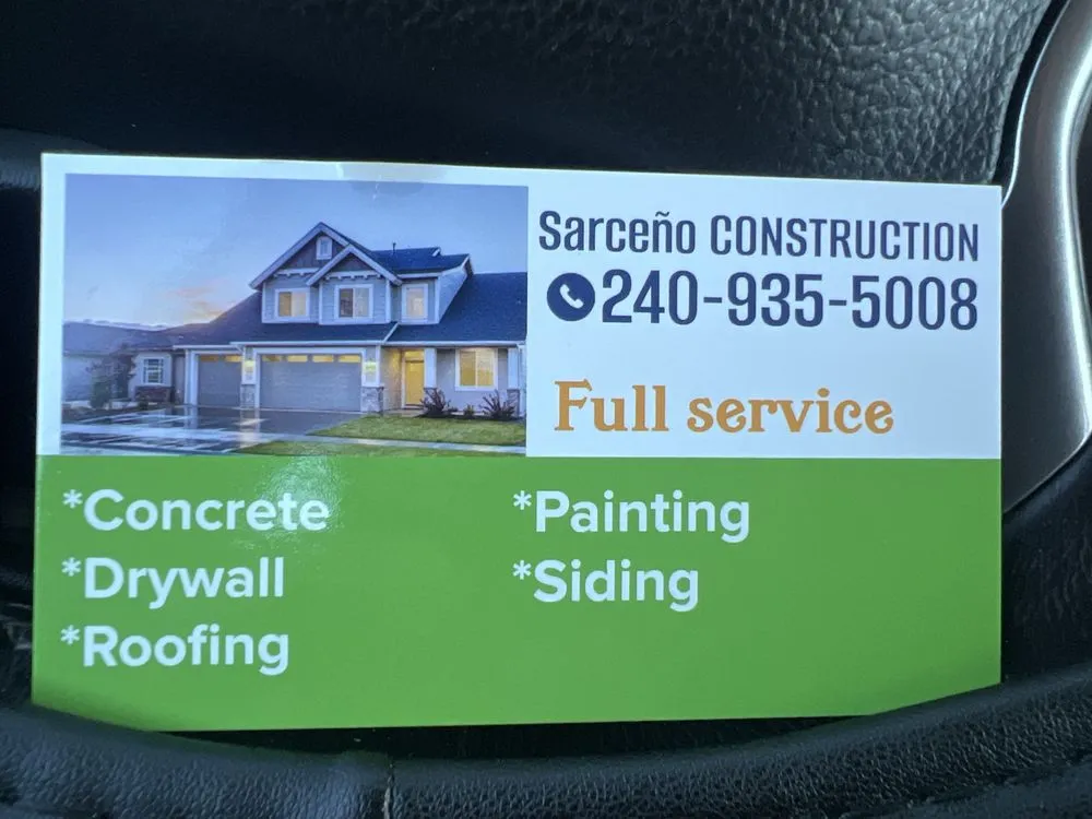 Slide of Sarceno Construction