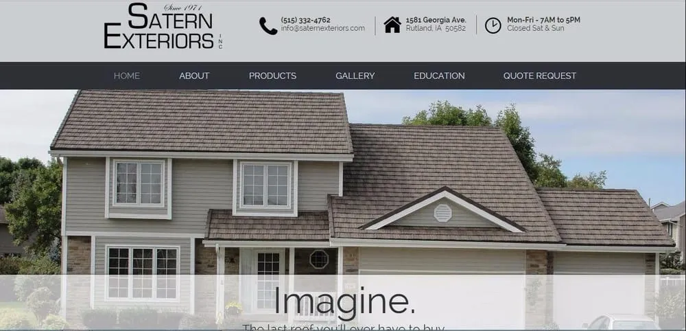 Expert flat roof repair near you in Rutland, IA by Satern Exteriors