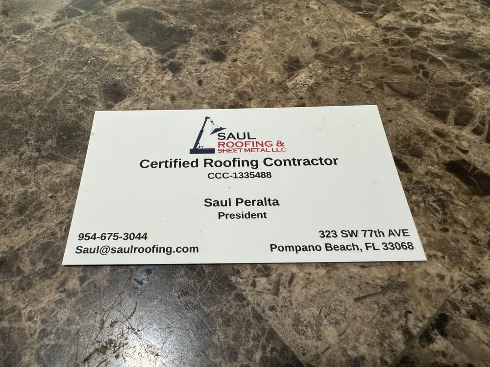 Slide of Saul Roofing and Sheet Metal