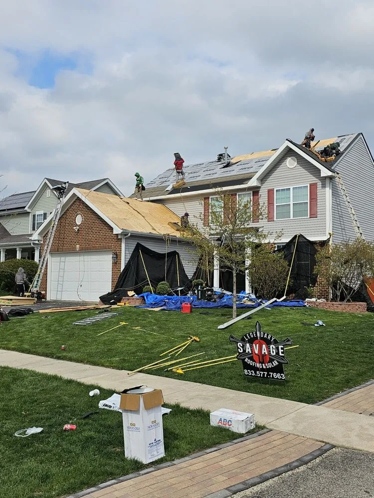 Slide of Savage Roofing