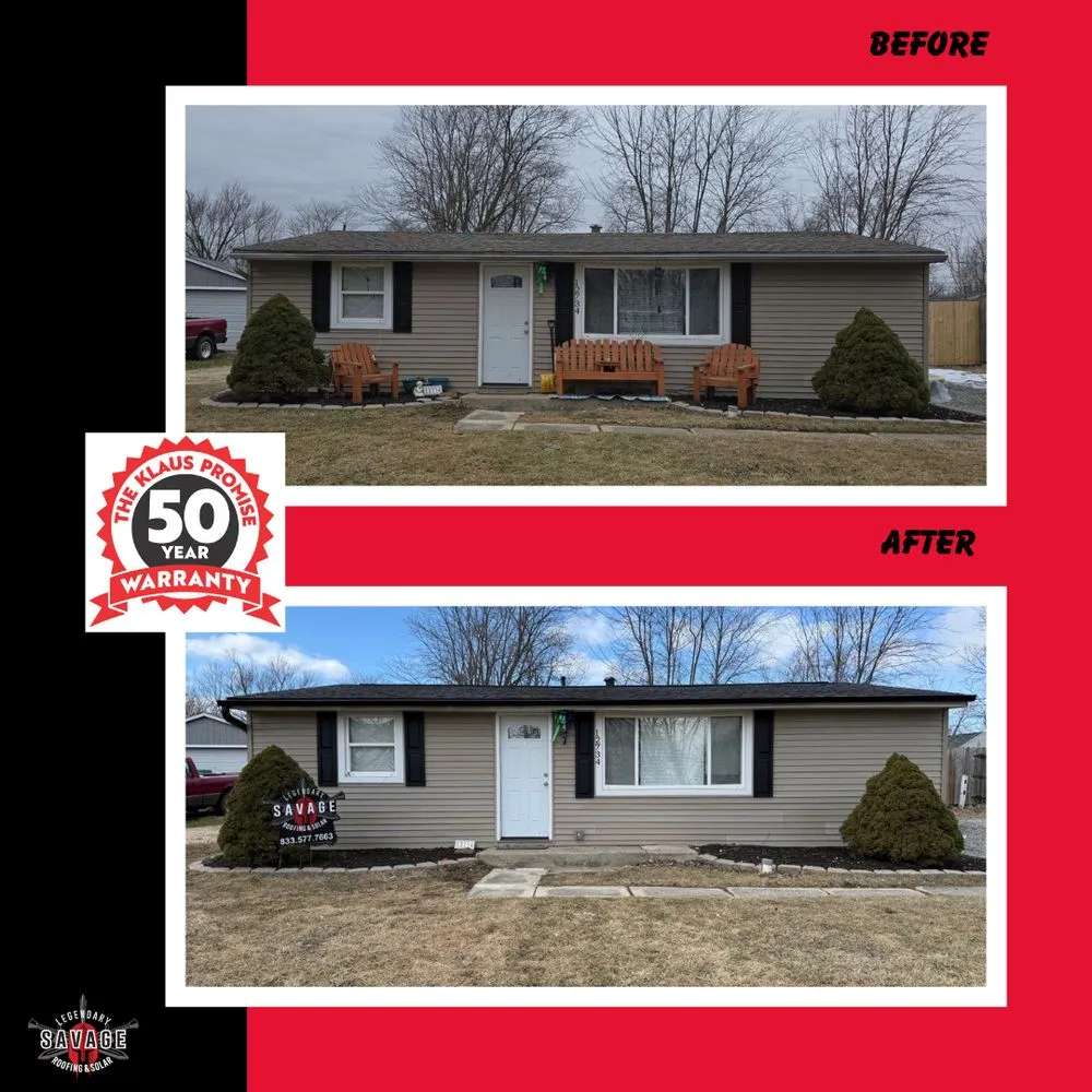 Slide of Savage Roofing