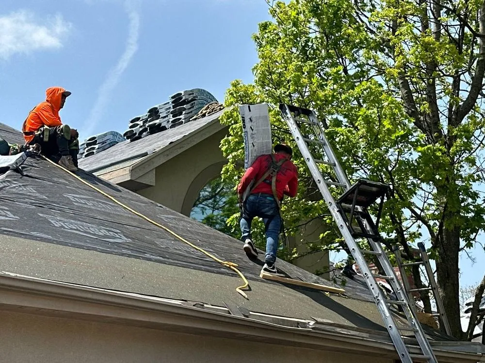 Slide of Savage Roofing