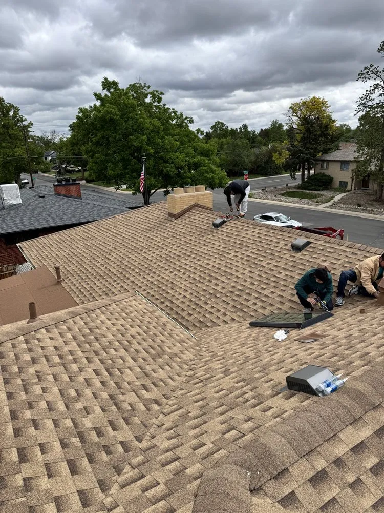 Slide of S&B Roofing