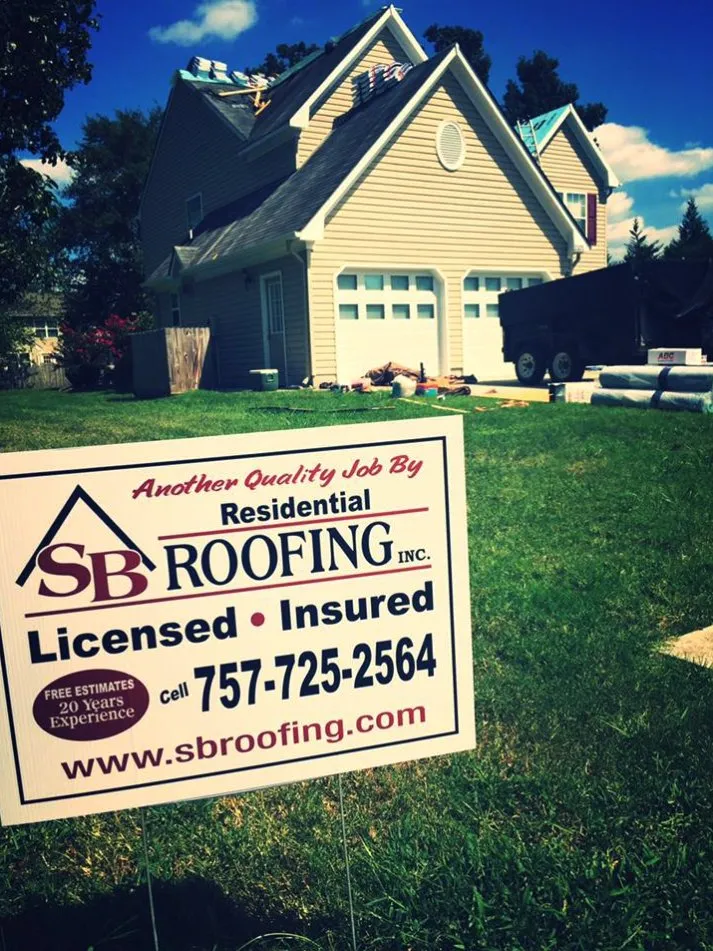 Slide of SB Roofing