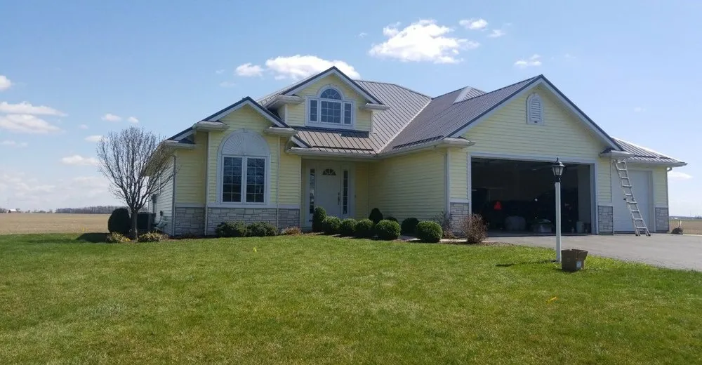 Emergency metal roofing installation in Spencerville, IN by Schmucker Quality Construction