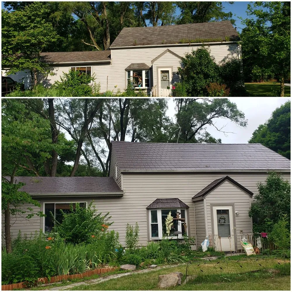 Expert flat roof repair after storm damage in Spencerville, IN by Schmucker Quality Construction
