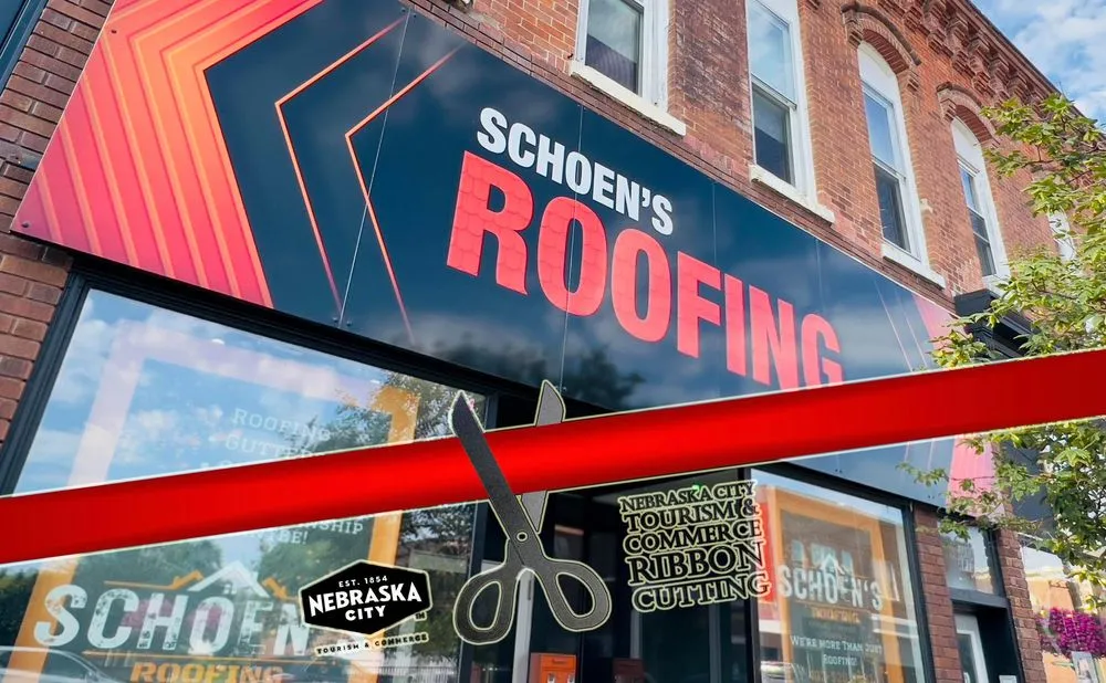 Slide of Schoen's Roofing
