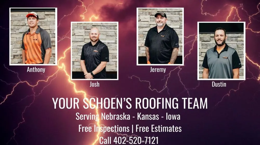 Slide of Schoen's Roofing