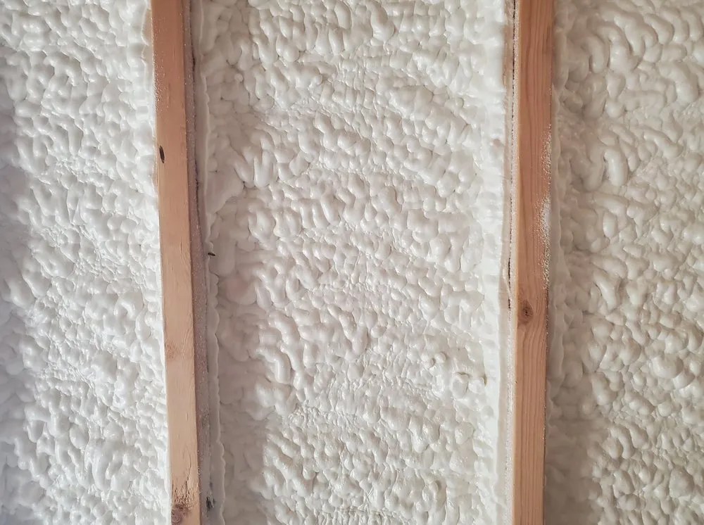 Slide of Score Spray Foam