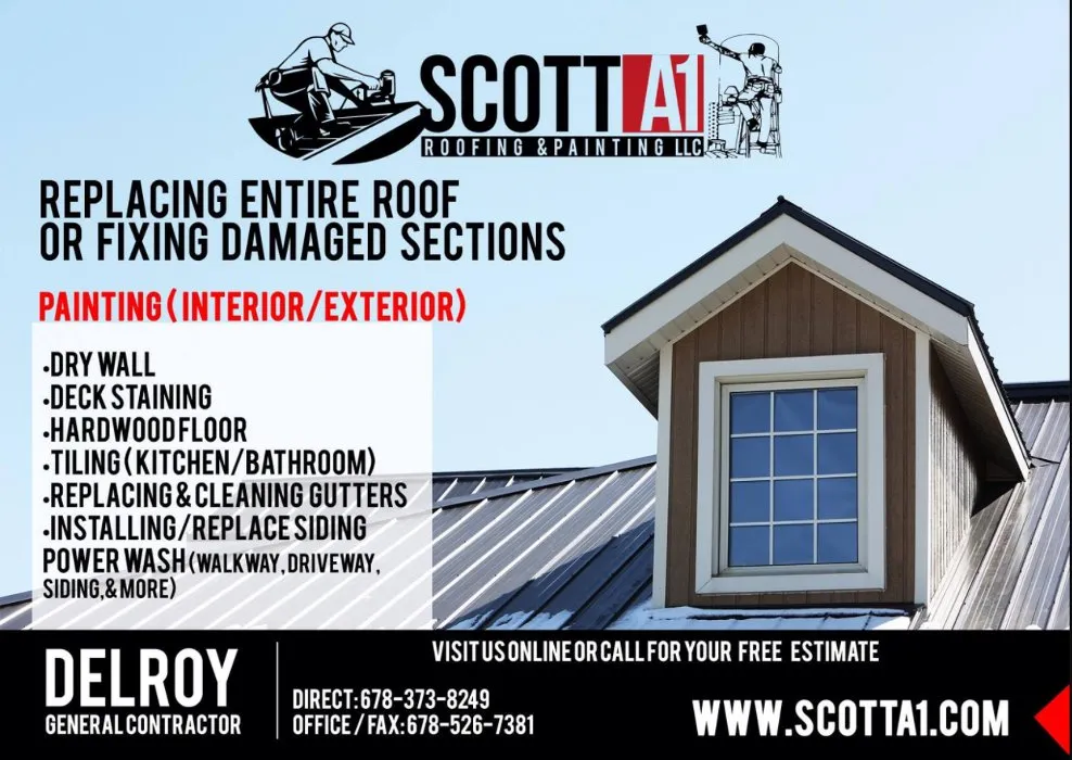Slide of Scott A1 Roofing and Painting