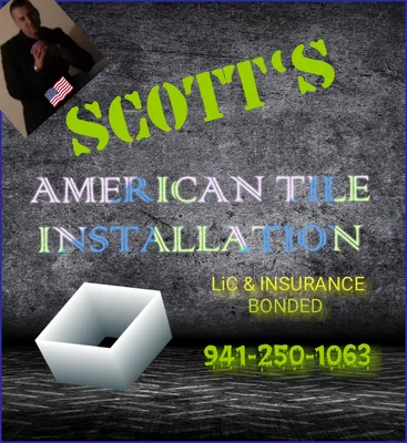 SCOTT'S AMERICAN TILE COMPANY. Logo