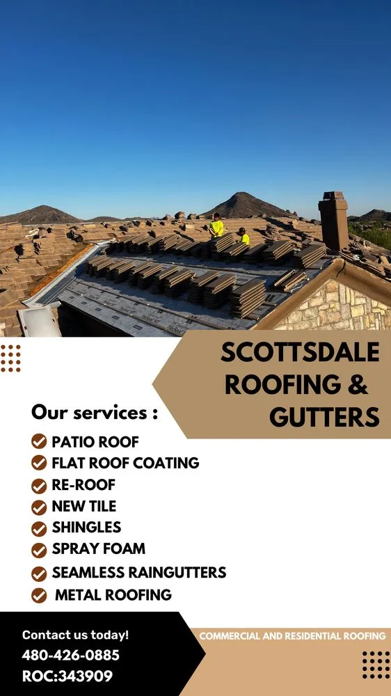 Slide of Scottsdale Roofing and Gutters