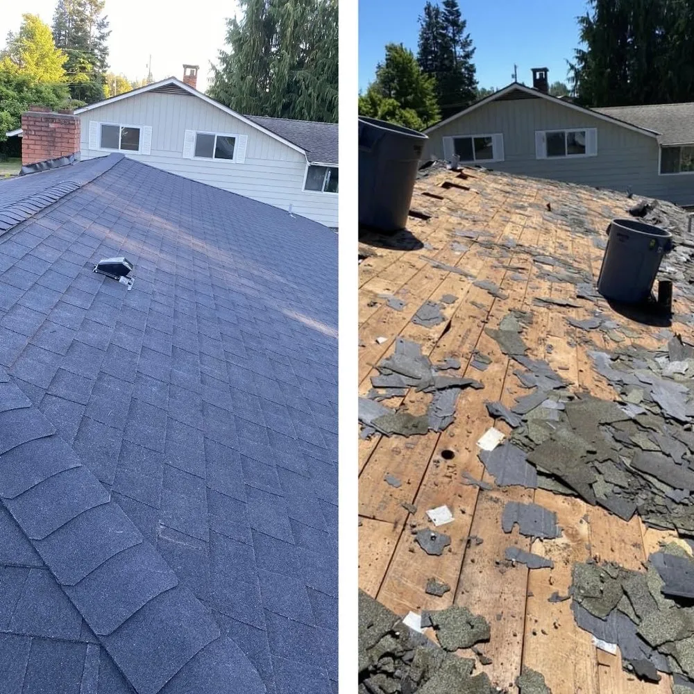 Slide of Seattle king roofing and siding