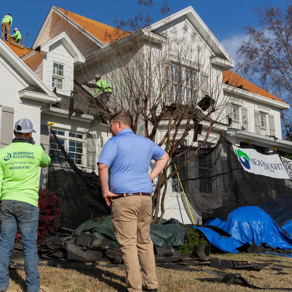 Slide of Seawright Roofing
