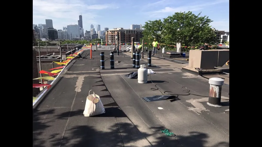 Slide of Second City Flat Roof