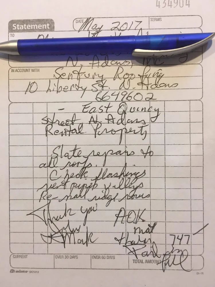 Slide of Sentury Roofing & Siding Office