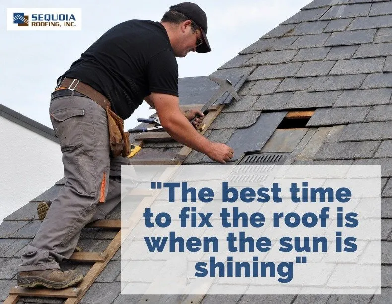 Slide of Sequoia Roofing