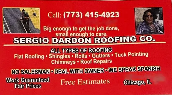 Sergio Dardon Roofing Logo