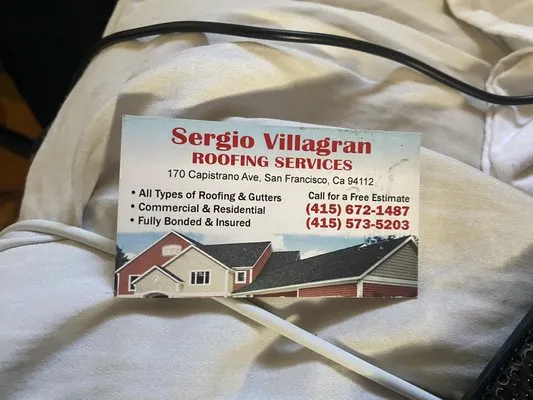Sergio Villagran ROOFING SERVICES Logo