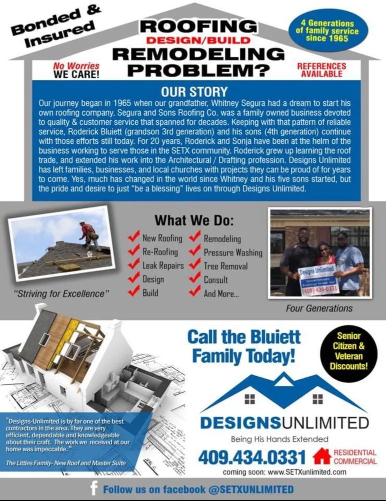 Slide of SETX Designs Unlimited