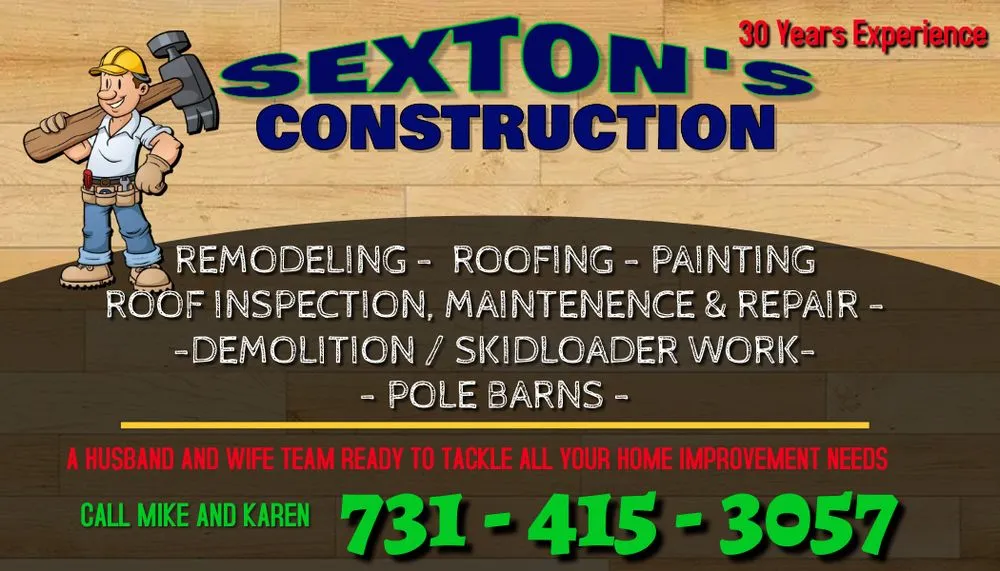 Slide of Sexton's Construction